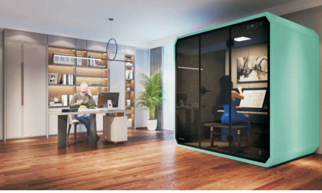 soundproof phone booth 