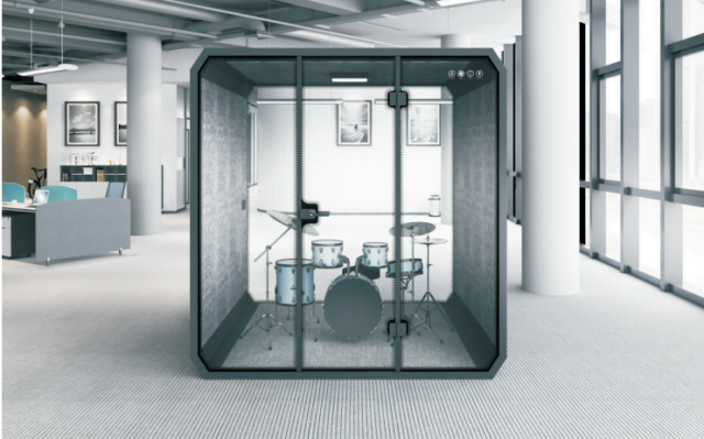 soundproof phone booth 