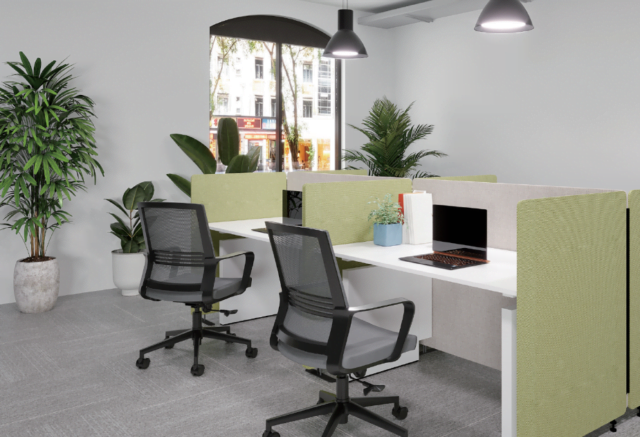 acoustic desk divider